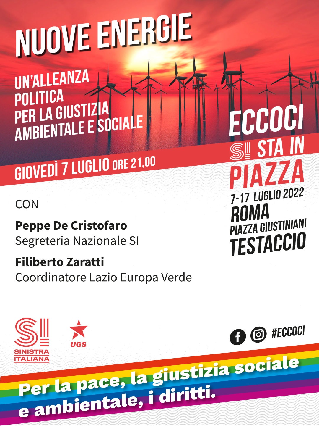 7 luglio Nuove energie